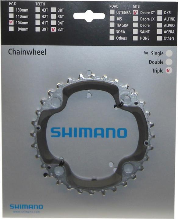 Produktbild Shimano Kettenblatt Deore XT FC-M770-10 Triple (32)