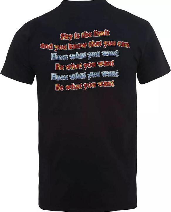 Actual product image Universal Textiles Unisex Adult Life After Death Back Print T-Shirt (S)
