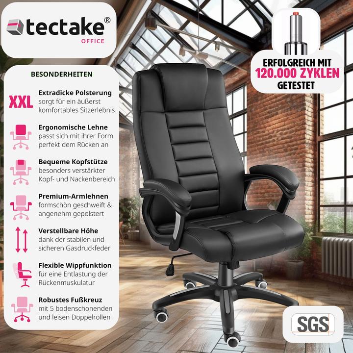 Image du produit tectake Chaise de bureau
