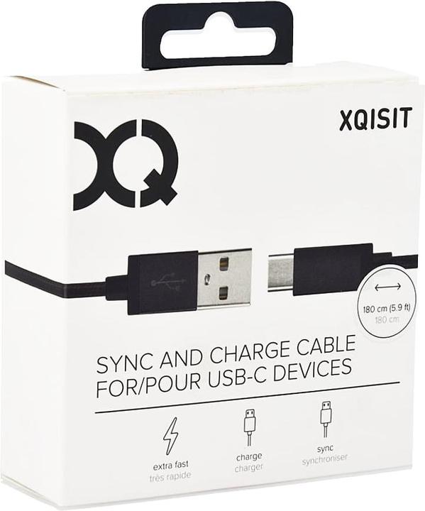 Produktbild Xqisit Cotton Cable USB C - USB A (1.80 m, USB 3.0)
