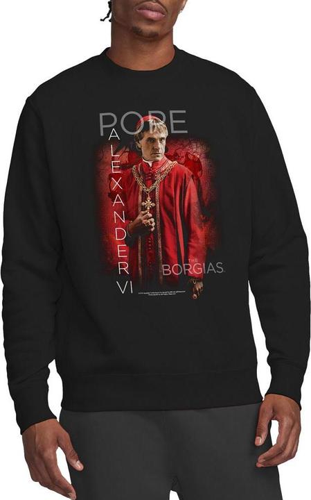 Actual product image The Borgias Unisex Adult Pope Alexander VI Sweatshirt (L)