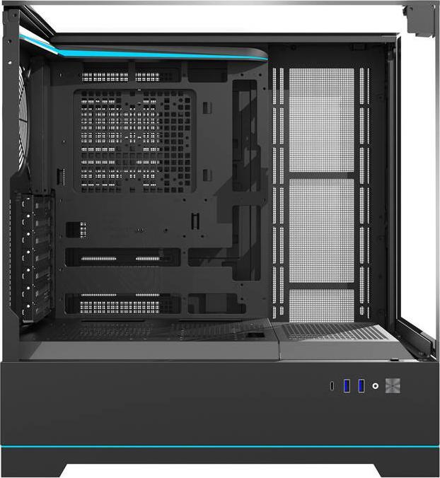 Actual product image Darkflash Tech Darkflash DY450 computer case without fans (black) (mATX, ATX, ITX)
