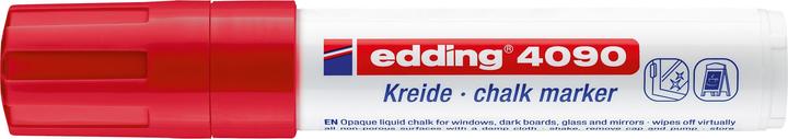 Image du produit Edding 4090 Marqueur à craie (Rouge, 4 mm, 5 x)