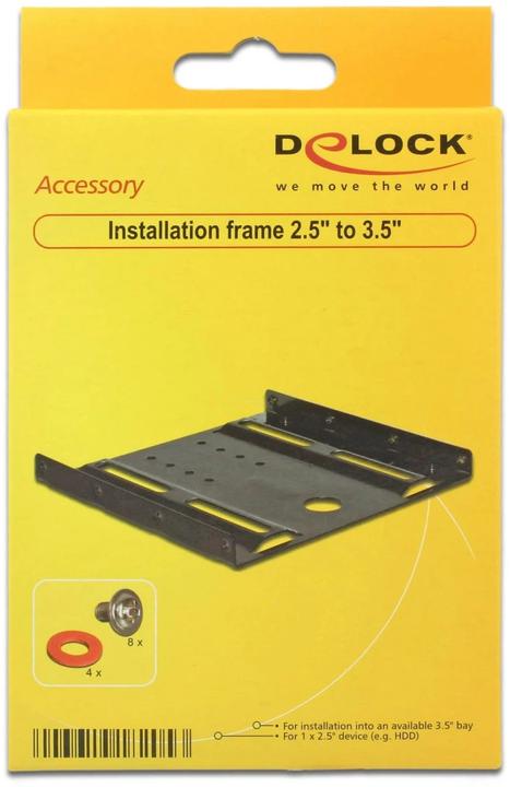 Actual product image Delock HDD installation kit, 2.5" HDD in 3.5"
