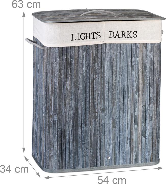 Actual product image Relaxdays Laundry sorter (100 l)