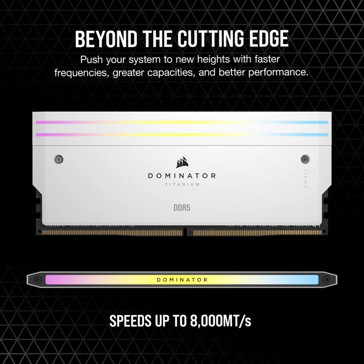 Produktbild Corsair Dominator Titanium (2 x 16GB, 6600 MHz, DDR5-RAM, DIMM)