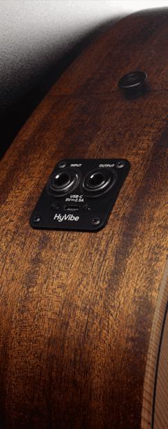 Produktbild Lâg Guitars HyVibe CHV15E (Akustik Gitarre, Khaya, Zedernholz)