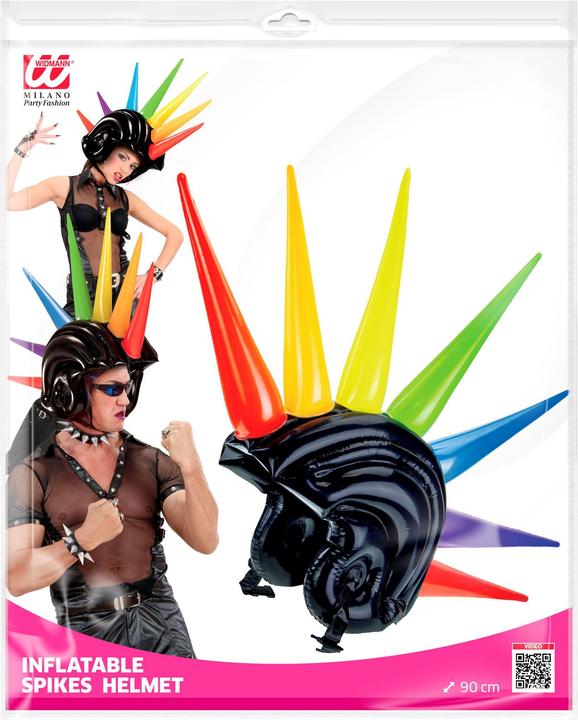 Actual product image Widmann Inflatable Iroquois helmet