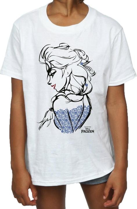 Immagine prodotto Disney Frozen Maglietta Elsa Schizzo Ragazze (140, 146)