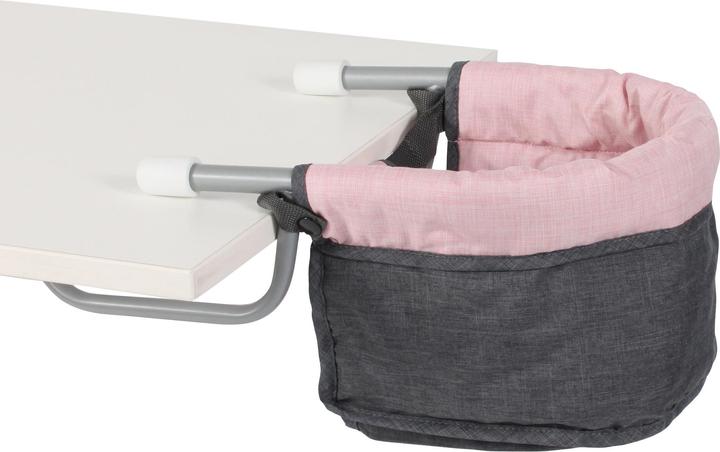 Mélange anthracite-rose