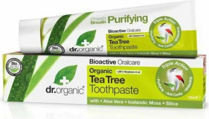 Produktbild Dr. Organic Dr Organic Tea Tree Toothpaste 100ml (100 ml)
