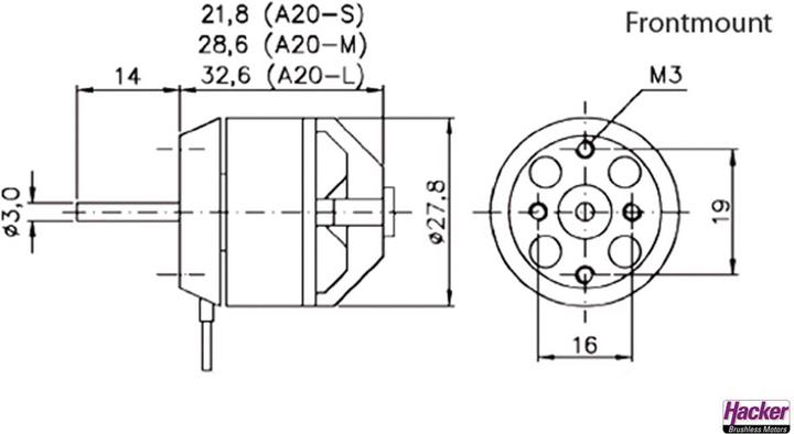 Image du produit Hacker Maquette d'avion électrique sans balai