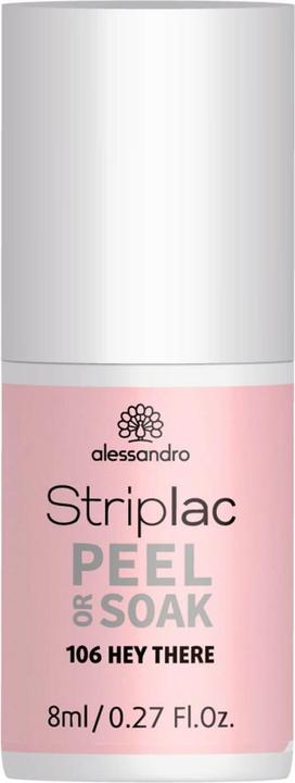 Actual product image Alessandro Striplac Peel or Soak Hey There 8 ml (Hey There, Peelable nail polish)