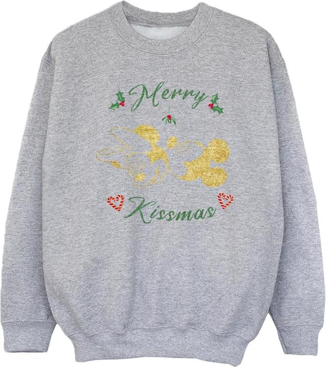 Disney Mickey Mouse Merry Kissmas Sweatshirt Mädchen (140, 146)