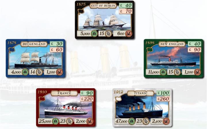 Actual product image PDV09719 - TransAtlantic, Board Game, for 2-4 Players, from 12 Years (German, English)