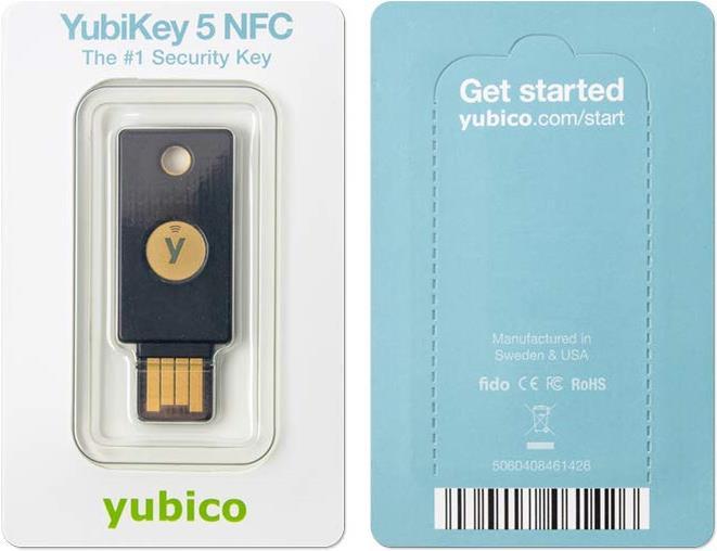 Image du produit Yubico YubiKey 5 NFC