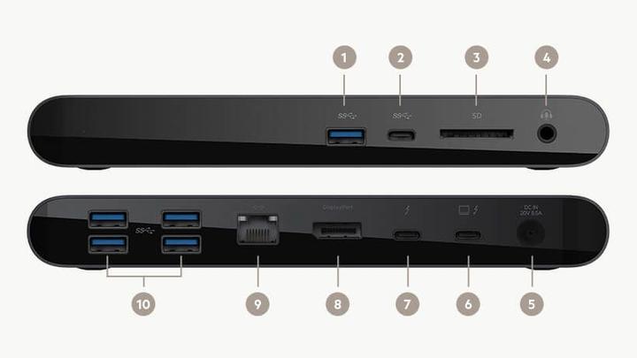 Actual product image Belkin Dock Pro (Thunderbolt, 2 Ports)