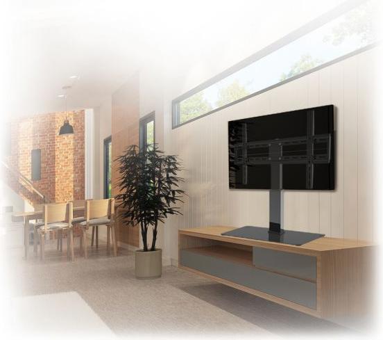 Actual product image myWall HP2-2 B (Various, Tv stand, 65", 40 kg)