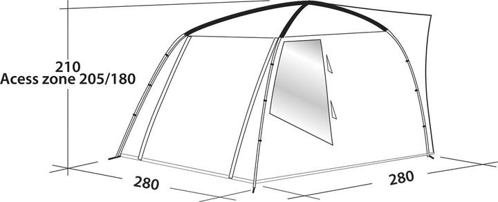 Produktbild Easy Camp Fairfields (Vorzelt, 7.60 kg, 2 Personen)