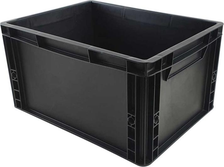 Immagine prodotto RND Contenitore da trasporto ESD, 400x300x170mm, polipropilene (PP), nero