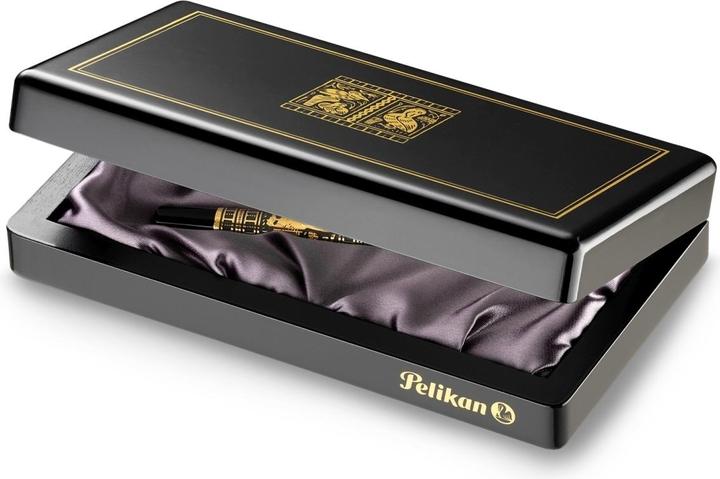 Produktbild Pelikan Füllhalter M700 Toledo EF Etui (Schwarz, Gold, Grün, 1 x)