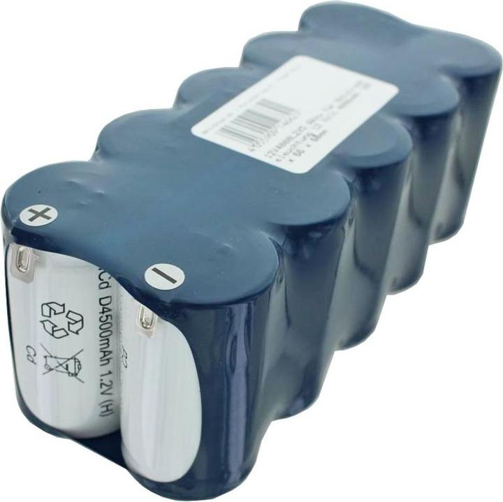 Actual product image XCell Battery for emergency lighting 12 Volt 4000mAh 165 x 66 x 60mm (1 pcs., 4000 mAh, Battery + charger)