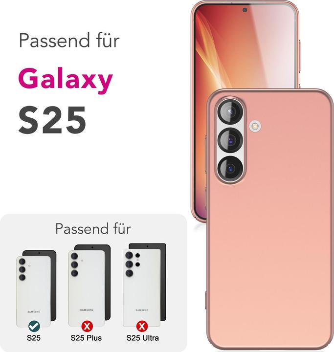 Actual product image Nalia PureFit - Ultra Dünne 0,5mm Leichte Hülle - Slim Fit Hardcase (Samsung Galaxy S25)