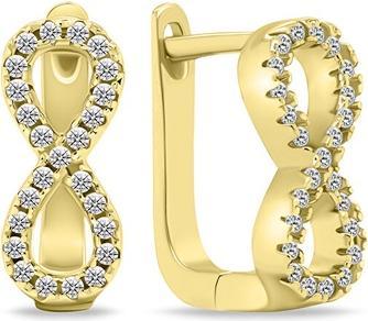 Produktbild Brilio Silver - Modern Gold Plated Infinity Earrings EA658Y