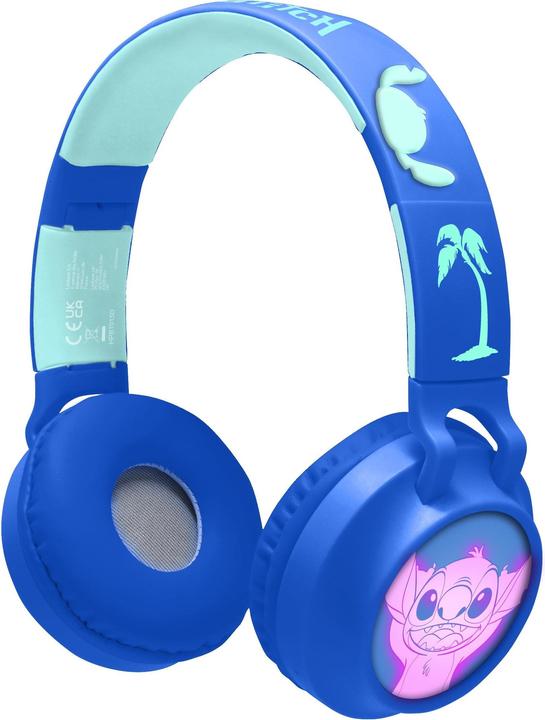 Image du produit Lexibook Casque rechargeable Stitch avec lumières (HPBT015D)