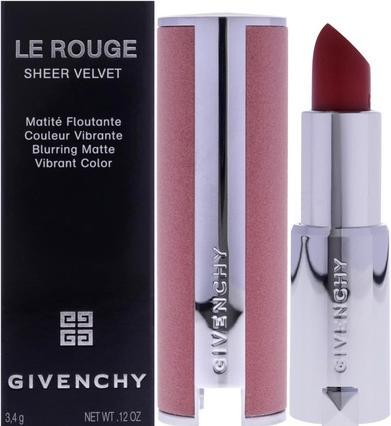 Image du produit Givenchy Le Rouge Sheer Velvet Matte Lipstick N36 L Interdit par pour les femmes 0.11 oz (Cranberry)