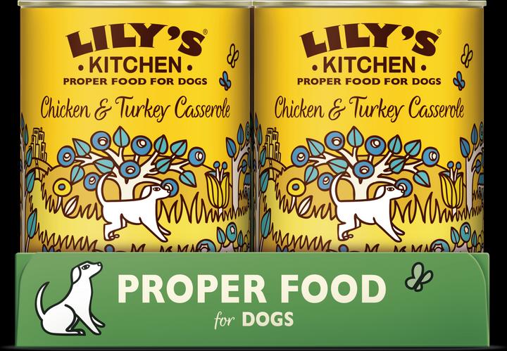Image du produit Lily's Kitchen Poulet et dinde (Adulte, Senior, Junior, 6 pcs, 2400 g)
