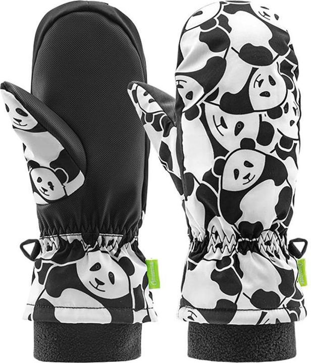 Produktbild Qunature The others Panda Heat Transfer Ski Gloves Kids Size S - Black/White (S)