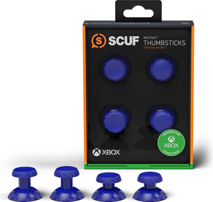 Scuf Instinct Thumbstick 4 pack (Short & Long Concave and Short & Long Domed) - Blue