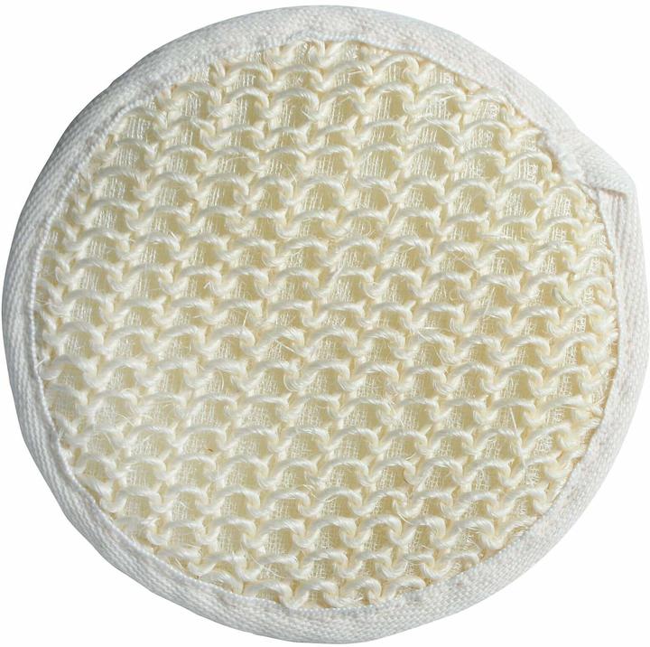 MSV Peelingschwamm aus Sisal 15 x 12.5 cm, Weiss