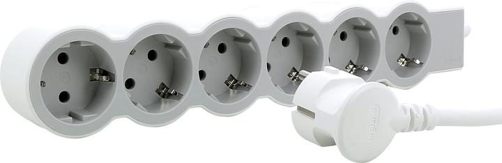 Produktbild Legrand Flache Steckdosenleiste, 6-fach Steckdose (6 x, CEE 7/7, 3 m)