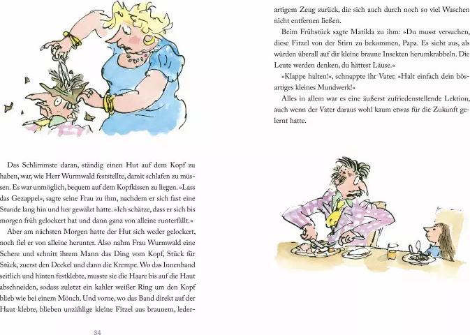 Produktbild Matilda (Deutsch, Roald Dahl, Andreas Steinhöfel, Quentin Blake, 2022)