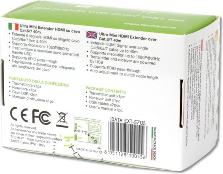 Produktbild Techly HDMI Ext./Verstärker via