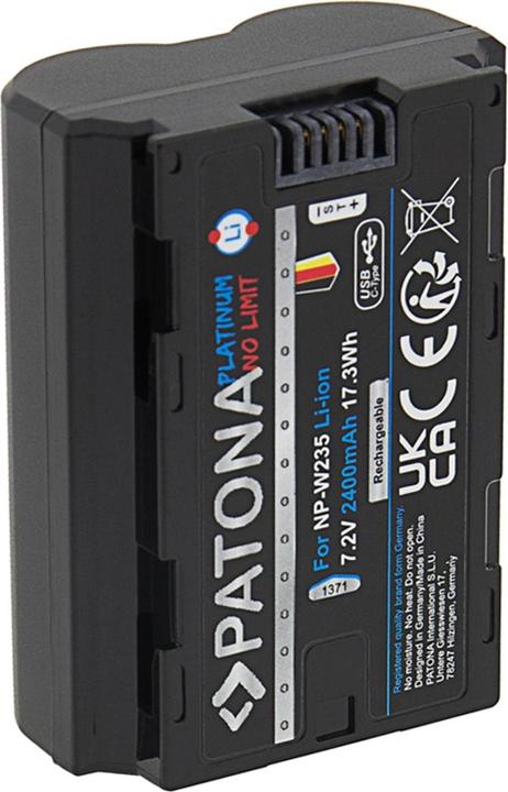 Produktbild Patona Platinum Fuji NP-W235 USB-C (Akku)