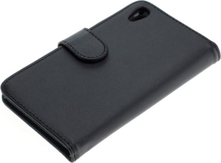 Produktbild König Design OTB Tasche (Kunstleder) für Sony Xperia Z5 Bookstyle schwarz (Sony Xperia Z5)