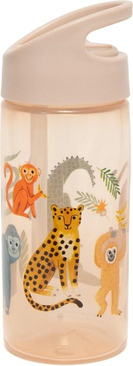 Actual product image Petit Monkey Straw bottle, Upside Down Animals (0.38 l)