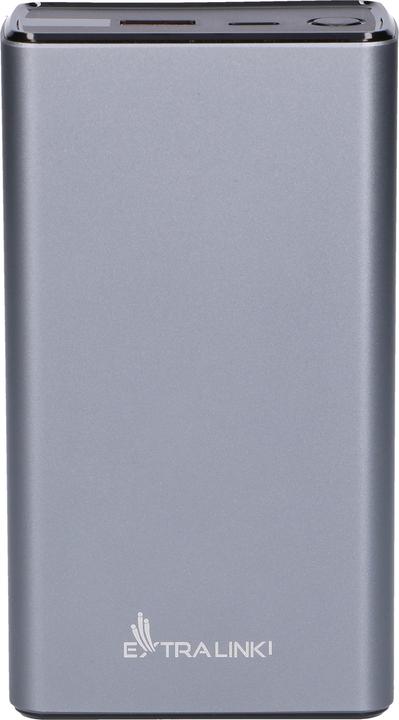 Produktbild Extralink EPB-127 30000mAh Srebrny | Powerbank | Power bank, 65W PD, USB-C (30000 mAh, 65 W, 111 Wh)