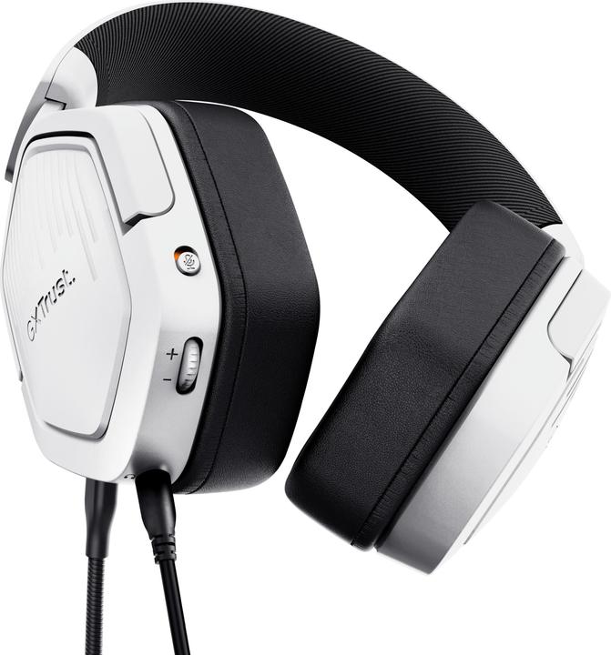 Image du produit Trust Gxt492w Casque Carus Blanc (Filaire)