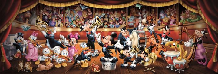 Produktbild Clementoni Puzzle 1000 Panorama Disney Orchestra
