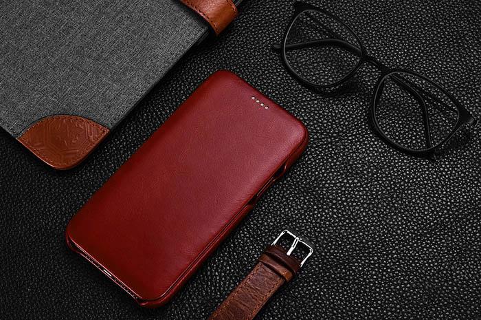 Actual product image iCarer Etui cuir avec rabat (Apple iPhone 12 Pro Max)
