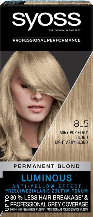 Image du produit Syoss Permanentond Hair Dye Permanent C (8 5 Frêne gris clair Blond)