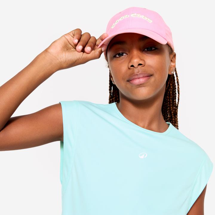 Image du produit Decathlon Casquette enfant respirante réglable mixte, Rose