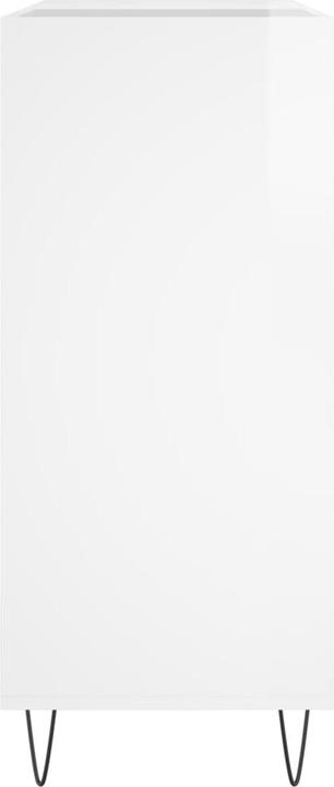 Produktbild VidaXL Plattenschrank Hochglanz-Weiss 84,5x38x89 cm