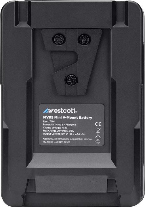 Produktbild Westcott MV95 Mini V Mount 14.8V Lithium ion Battery (95Wh) (Studioleuchte)