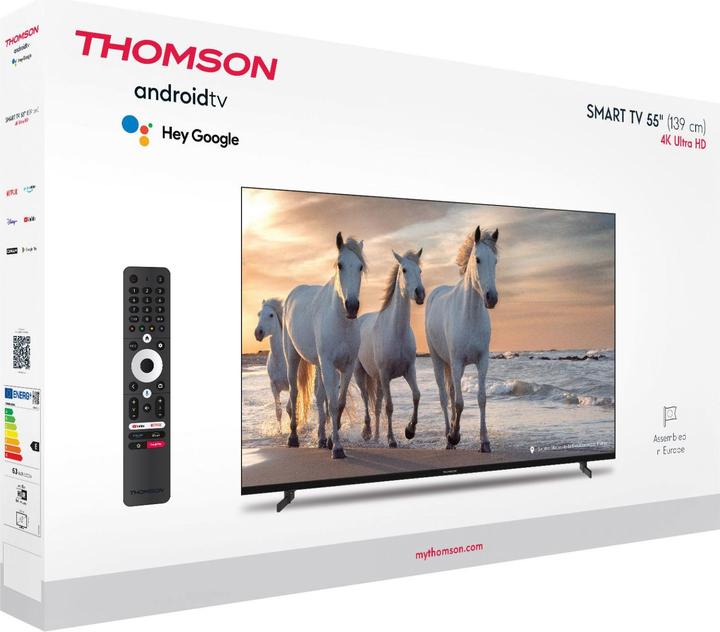 Actual product image Thomson 55UA5S13 TV 139.7 cm (55') 4K Ultra HD Smart TV Wi-Fi Black (55", LED, 4K)