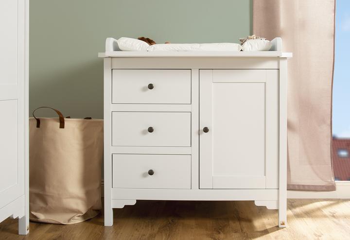 Actual product image Pinolino Children's room set "Chalet" wide, 2 pcs. (Changing unit, Baby cot)